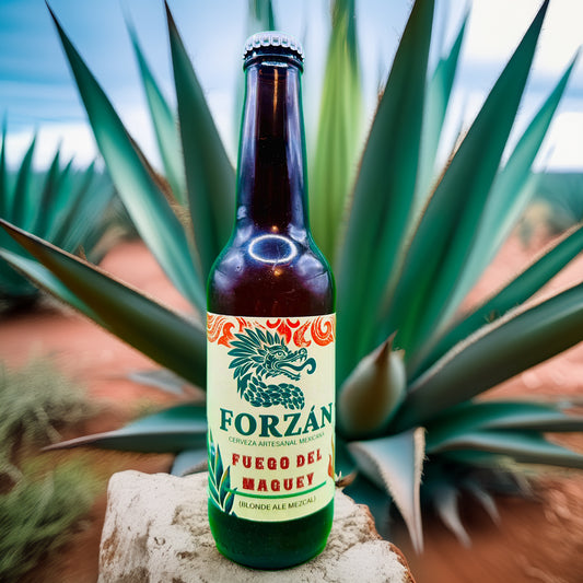 Cerveza estilo Blonde Ale con Mezcal – Fuego del Maguey